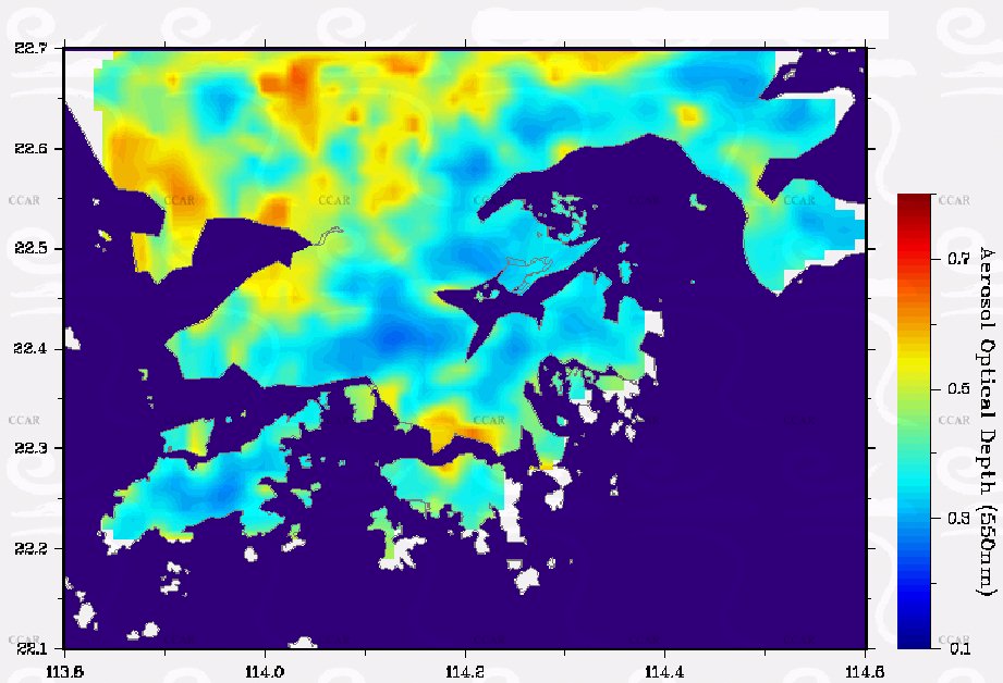 Satellite Informatics System for Surface Particulate Matter Distribution